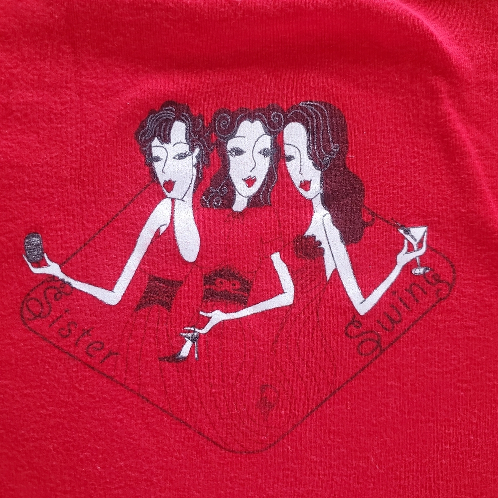 Sister Swing Graphic Band Tee Size Extra Large XL
